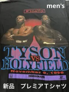 タイソン　ホリフィールド　メンズL パーカー　転写プリント　ボクシング タイソン ホリフィールド メンズL パーカー 転写プリント ボクシング