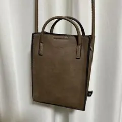 MACARONIC STYLE ブラウン ショルダーバッグのサムネイル