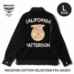 訳あり品＊新品 HOUSTON ヒューストン FFAジャケット ブラック Lのサムネイル