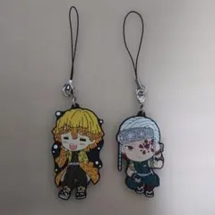 鬼滅の刃 我妻善逸 宇髄天元 きゅんキャラ ラバーストラップ