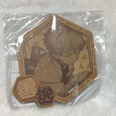 鬼滅の刃　上妻善逸　ウッドコースター　六角形木製コースター
