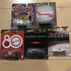マテルインターナショナル　 ホットウィール　ポップカルチャー5台セット