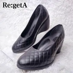 【良品✨】Re:getA リゲッタ ハンプティダンプティ パンプス 23.5cmのサムネイル
