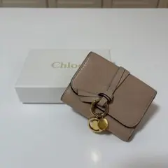 Chloé ALPHABET 三つ折り財布 blush nude ピンクベージュ