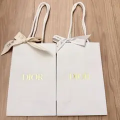 Dior ディオール ショップ袋　ショッパー　紙袋　2枚セット