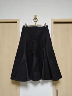 80's Yohji Yamamoto femme プリーツロングスカート ヨウジヤマモト ファムYohji Yamamoto FEMME ウール切替デザインニット