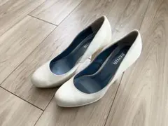 BENIR サテンパンプス 12cmヒール　23.5センチ