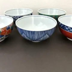 有田焼　龍峯窯　ご飯茶碗　5個のサムネイル