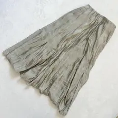 ミラオーウェン◇ロングフレアスカート モード エレガント オフィス 0