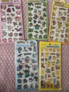 BonBonシール シール ぷくぷく キャラ　セット　ポケモン　ボンドロ