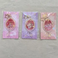 ふしぎ星のふたご姫　中国限定 アクリルキーホルダー ファイン　3種セットのサムネイル