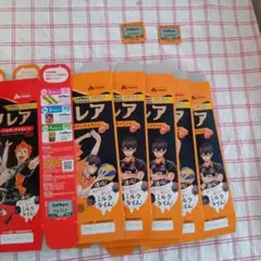 ハイキュー!! × ミルクレア 応募券8枚（箱のみ 応募券6枚＋応募券のみ2枚）
