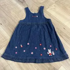ミキハウス　ジャンパースカート　110 うさこ
