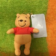 곰돌이 푸 ぬいぐるみキーホルダー・キーチェーン ディズニーストアちりめん風