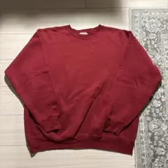 90s Hanes プレミアムウェイト スウェット バーガンディ
