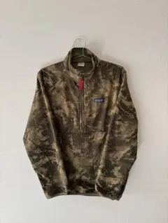 【希少】パタゴニア リバーシブルスナップT グリセードプルオーバー カモ柄