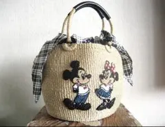 BEAMS BOY 40th 別注 ディズニー ミッキー&ミニー 刺繍 バッグ