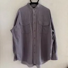 JOURNAL STANDARD コーデュロイ シャツ バンドカラー 男女兼用