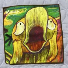 ムンク展　ピカチュウ　マクロファイバータオル　ムンクの叫び ムンク展 ピカチュウ 叫び マイクロファイバータオル、チケット MUNCH
