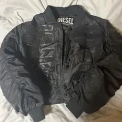 DIESEL ブラック ボンバージャケット