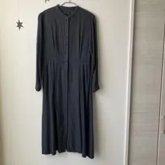 UNIQLO ダークグレー ロングワンピース S