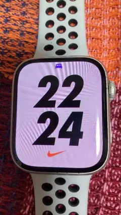 Apple Watch Nike Series 7 45mm シルバー