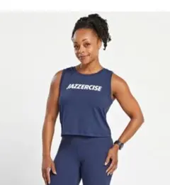 未使用 ジャザサイズ タンクトップ M ネイビー