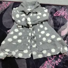 ♪新品保管品ドット柄のコート♪♪