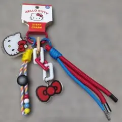 ハローキティ✨新品未使用タグ付き‼️ストラップチャーム✨キーリング