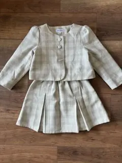 B:MING by BEAMS チェック柄 フォーマル セットアップ 110cm