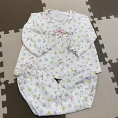 長袖　パジャマ　女の子　110 キルト　キルティング　冬