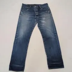 Levi'sリーバイス501シュリンクトゥフィットW36ダメージ雰囲気抜群 ヒゲ