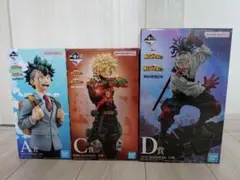 一番くじ 僕のヒーローアカデミア 緑谷 爆豪 ステイン フィギュアセット