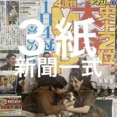 ドジャース　大谷翔平　MVP 紅白歌合戦　11/15付スポーツ新聞３紙セット