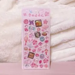 きゅるるん　きゅるるんシール　桜　和柄　BGM