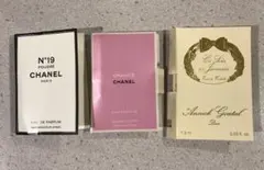 CHANEL N°19&Chance&Annick Goutalサンプルセット
