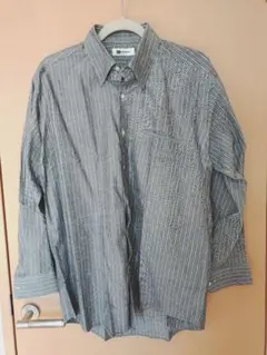 【中古】im product ストライプ長袖シャツ