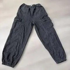 キッズ デニム カーゴパンツ ジョガーパンツ 130cm