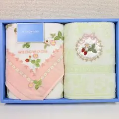 WEDGWOOD　ウェッジウッド　フェイスタオル２枚　ワイルドストロベリーのサムネイル