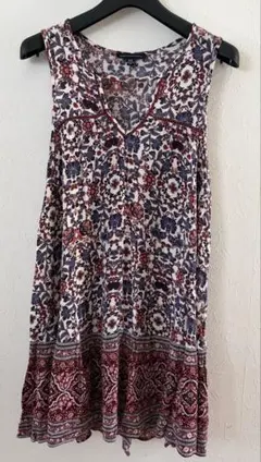 American Eagle ノースリーブ 花柄 ワンピース チュニックのサムネイル