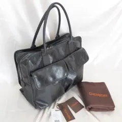 【美品】 ゲラルディーニ ソフティ トートバッグ ダブルポケット 保存袋 タグ