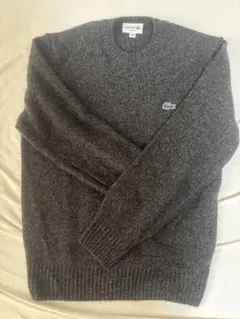 LACOSTE クルーネックセーター US S ダークグレー