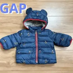 【新品】GAP ミッキーダウンジャンパー　アウター　60〜70