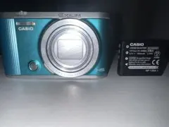 CASIO EXILIM EX-ZR1800コンパクトデジタルカメラ ブルー 中古】Casio カシオ HIGH SPEED EXILIM EX-ZR1800 ブルー
