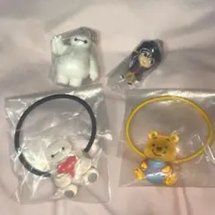 ディズニー ベイマックス プーさん マスコット 4点セット
