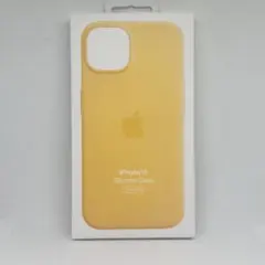 新品-純正互換品-iPhone15 シリコンケース サンシャイン