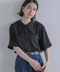 新品タグ付き】 HARE レザーカットシャツ 半袖 ブラウス グレー - メルカリ