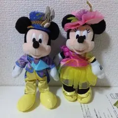 東京ディズニーシー2017 イースター　ミッキー ミニー ぬいぐるみ バッチ