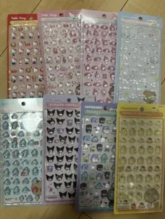 【正規品】サンリオ　ボンボンドロップシールミニ　８種セット