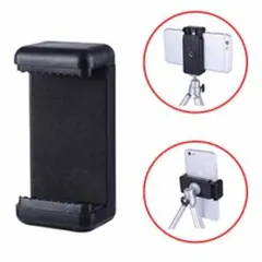 新品 スマートフォン 携帯 ホルダー 一脚 三脚 卓上 スタンド 自撮り棒 雲台のサムネイル